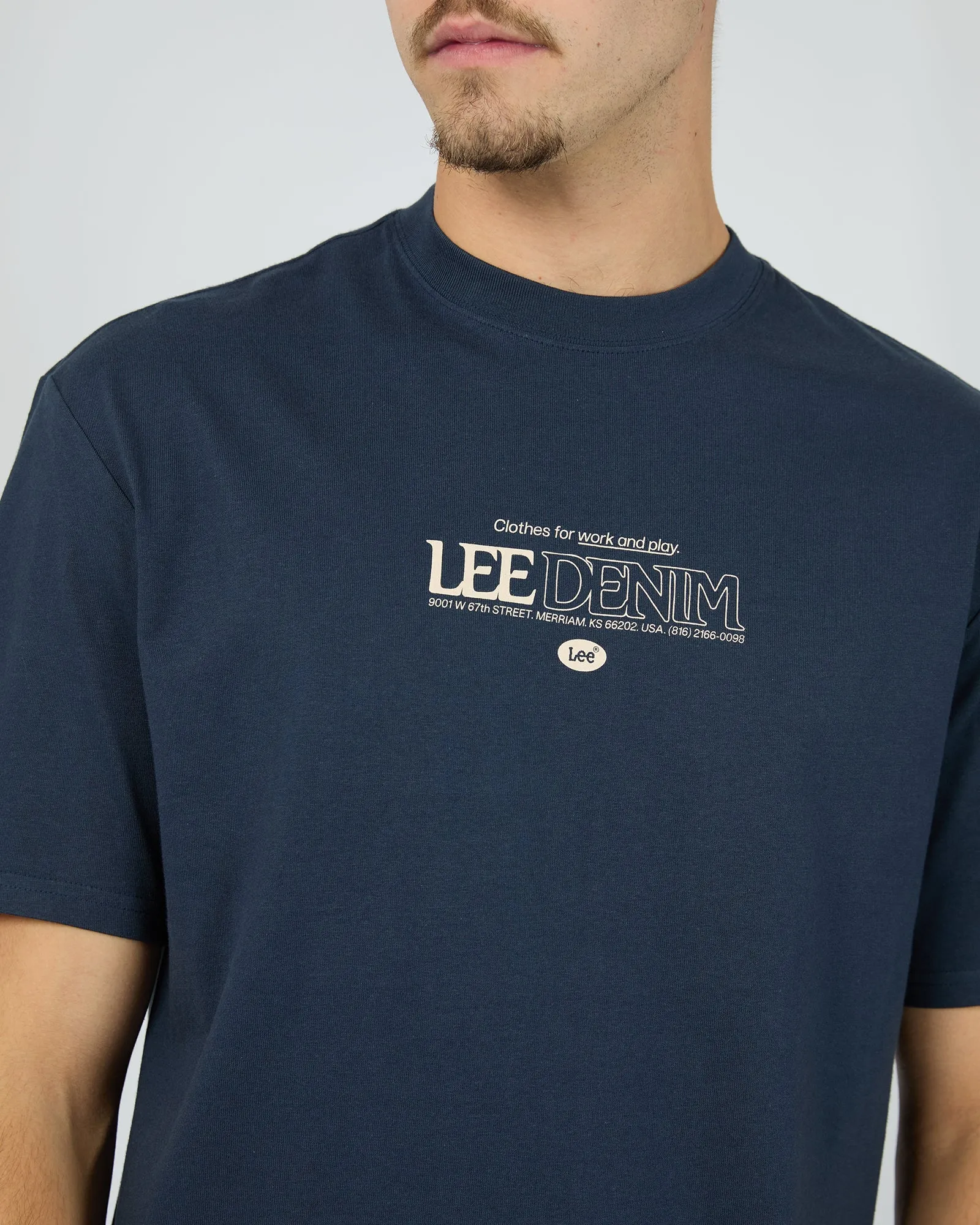 67th Street Baggy Tee Navy sold by edge clothing product image thumbnail 5