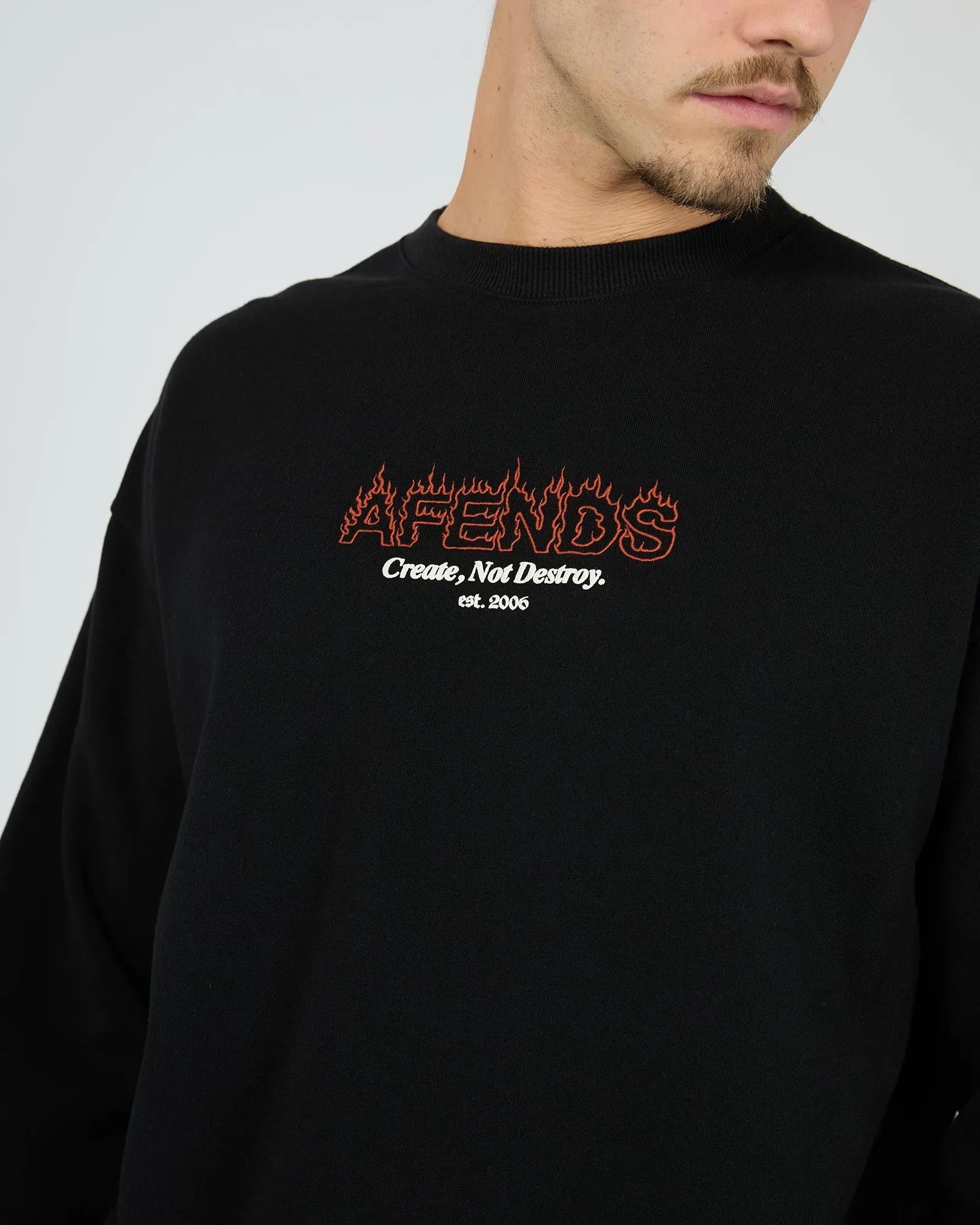 Ember Crew Neck Black sold by edge clothing product image thumbnail 5