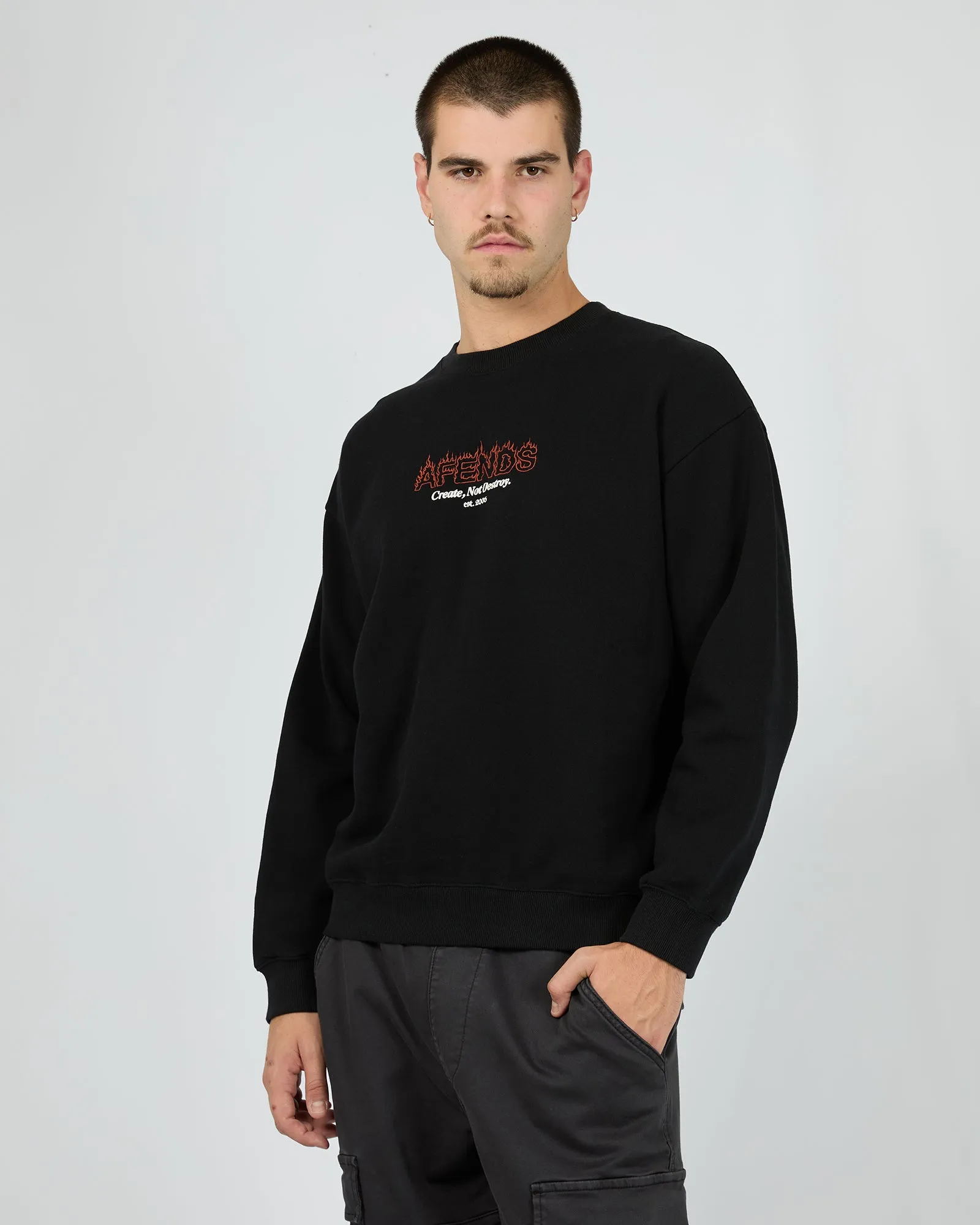 Ember Crew Neck Black sold by edge clothing product image thumbnail 4