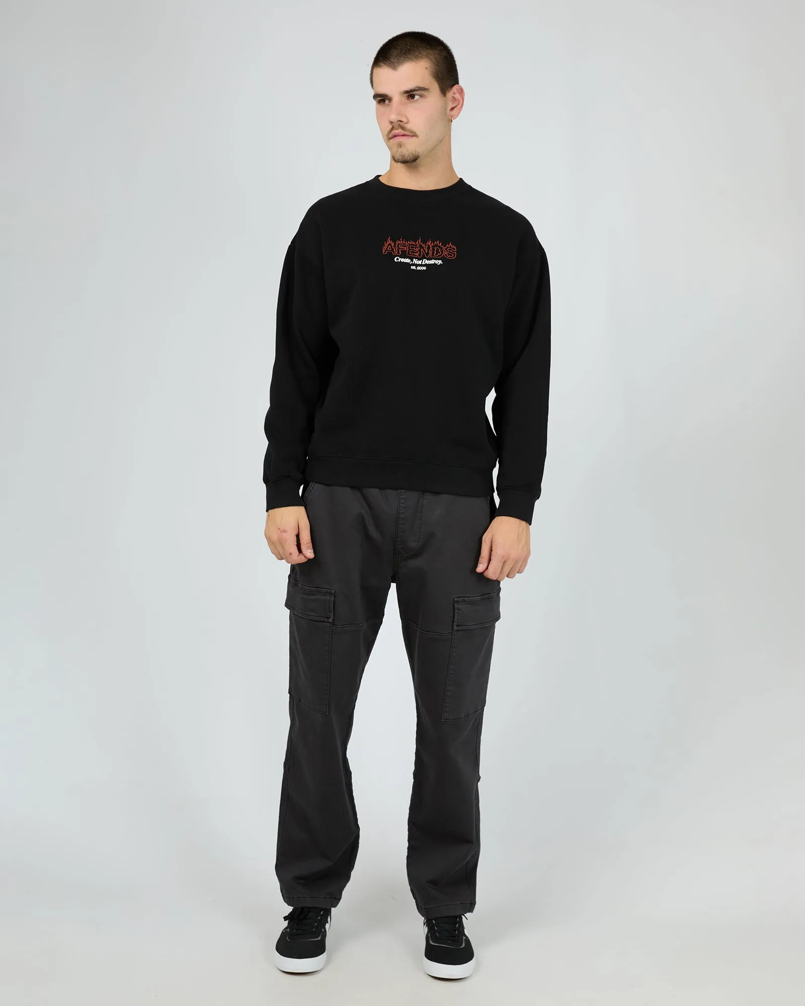 Ember Crew Neck Black sold by edge clothing product image thumbnail 3