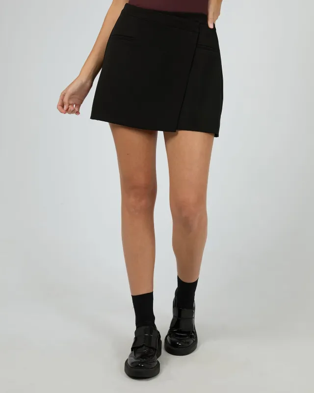 Davina Skort Black sold by edge clothing