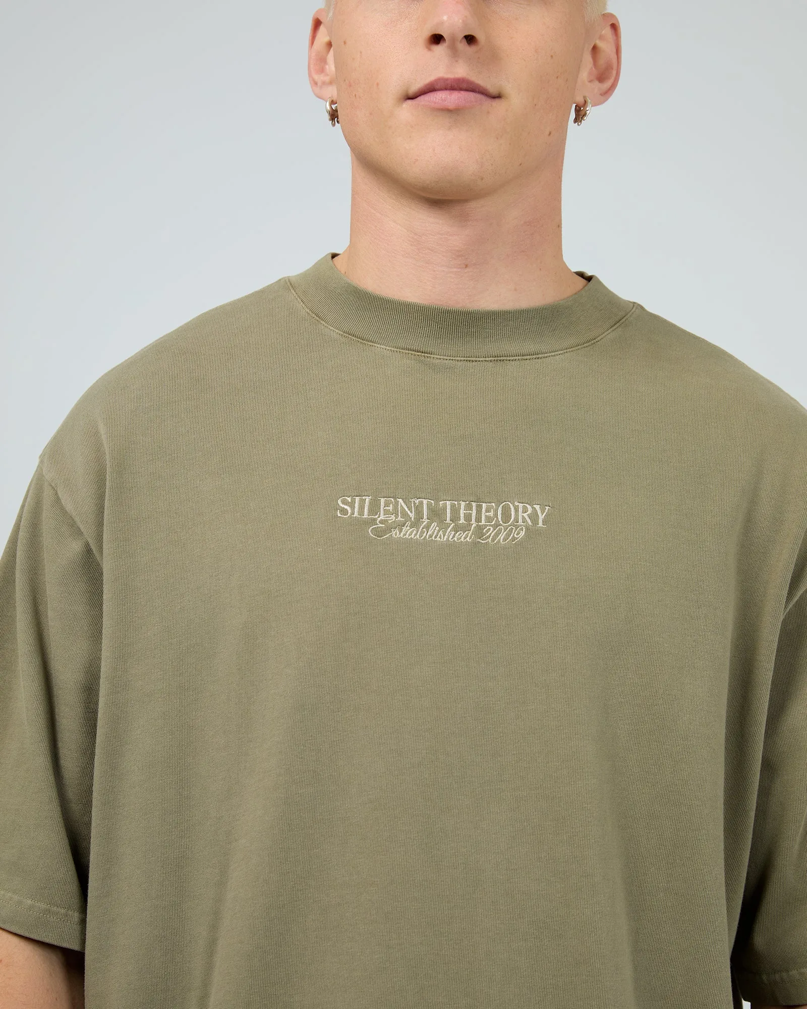 Embro Tee Khaki sold by edge clothing product image thumbnail 5