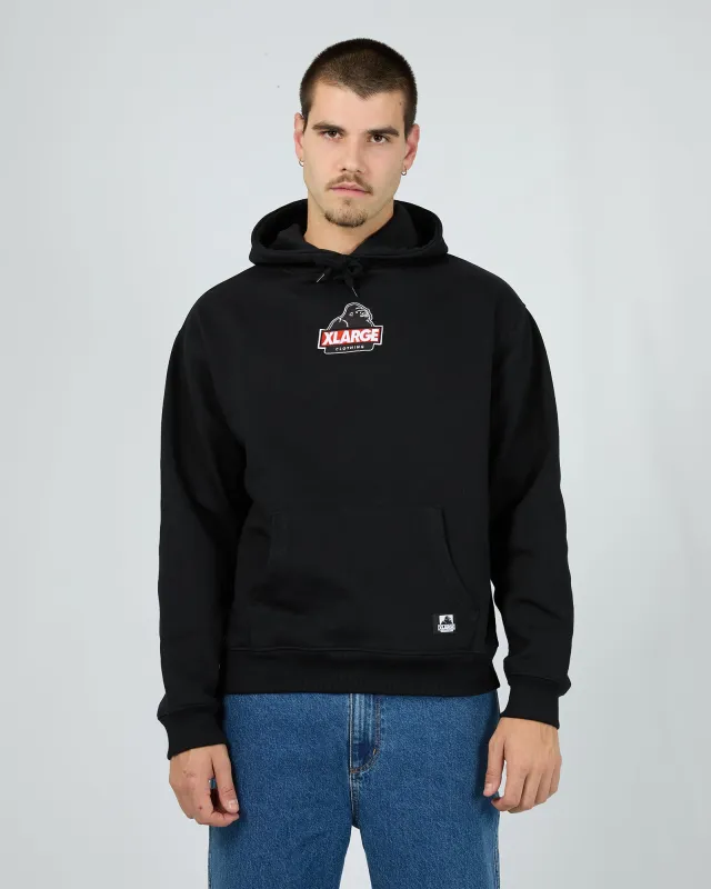 Slanted Hood Black sold by edge clothing