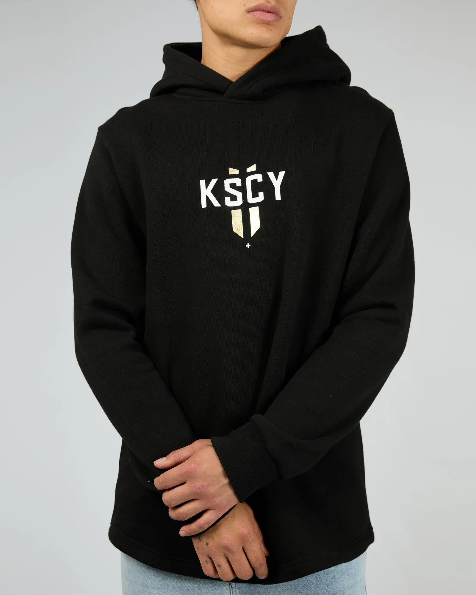 Hasten Dual Curved Hoodie Black sold by edge clothing product image thumbnail 5