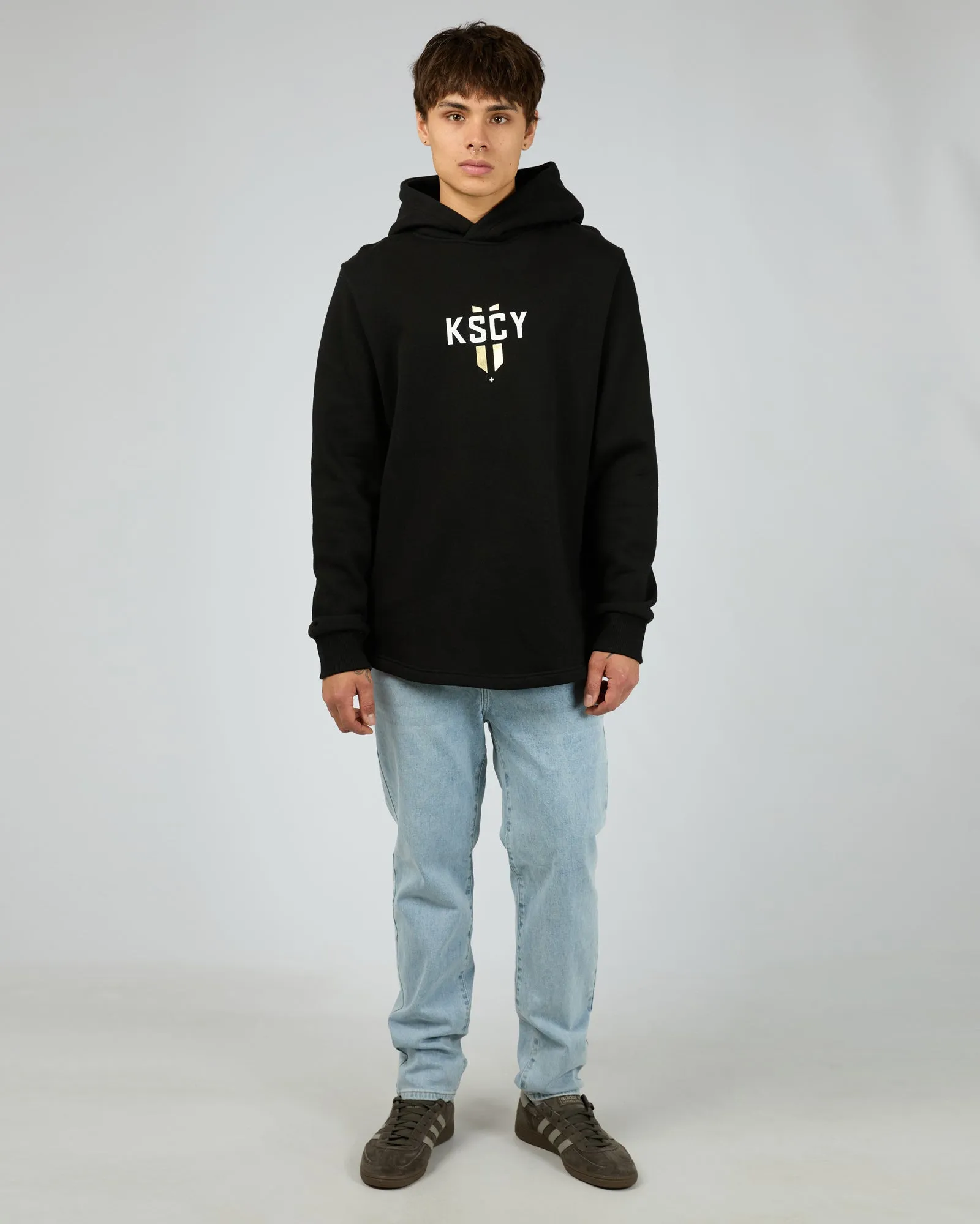 Hasten Dual Curved Hoodie Black sold by edge clothing product image thumbnail 3