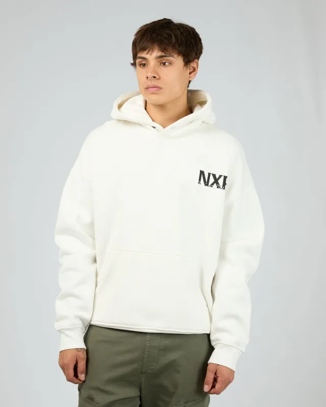 Dexter Box Fit Hoodie Natural White sold by edge clothing