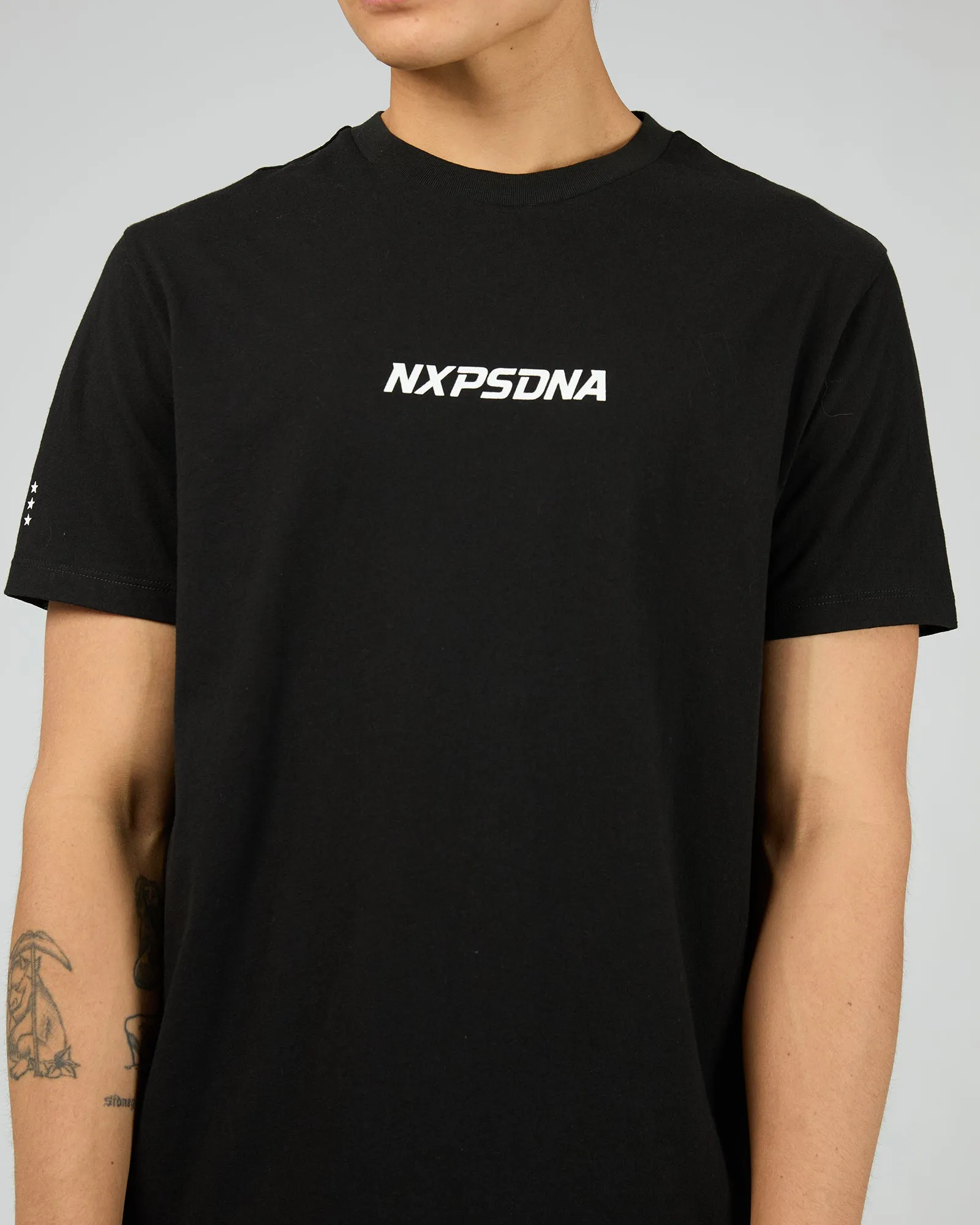 Anlantic Dual Curved Tee Black sold by edge clothing product image thumbnail 5