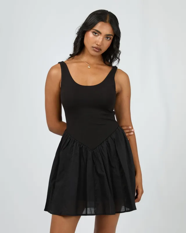 Regent Mini Dress Black sold by edge clothing