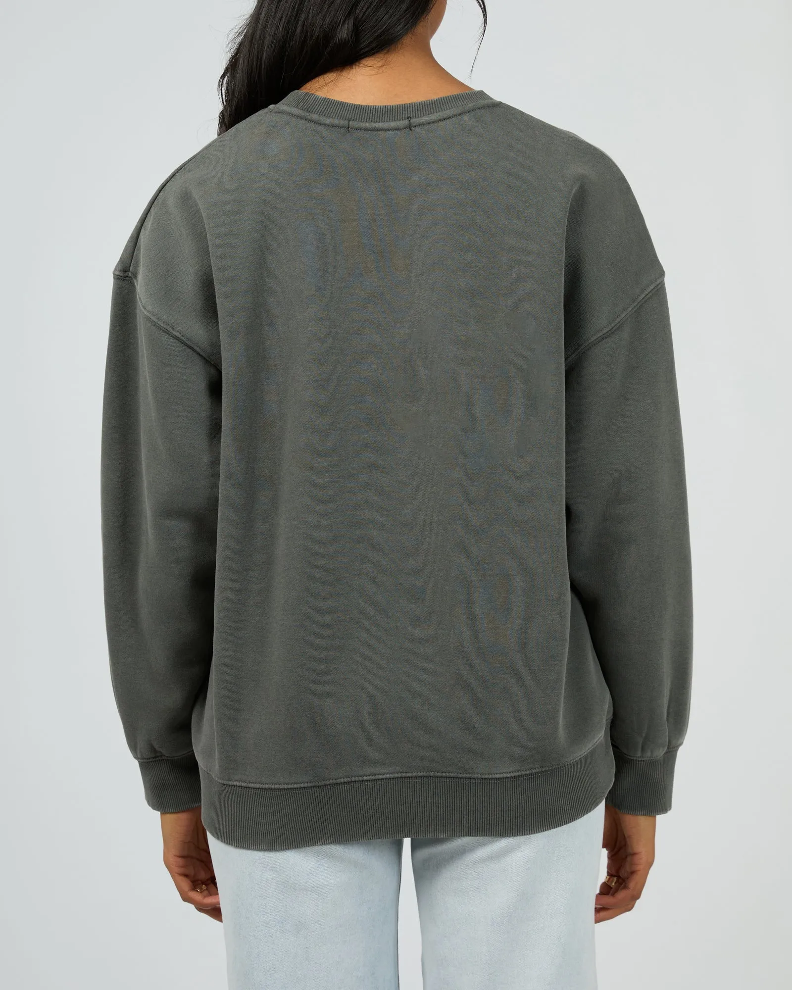 Vital Washed Oversized Crew Charcoal sold by edge clothing product image thumbnail 3