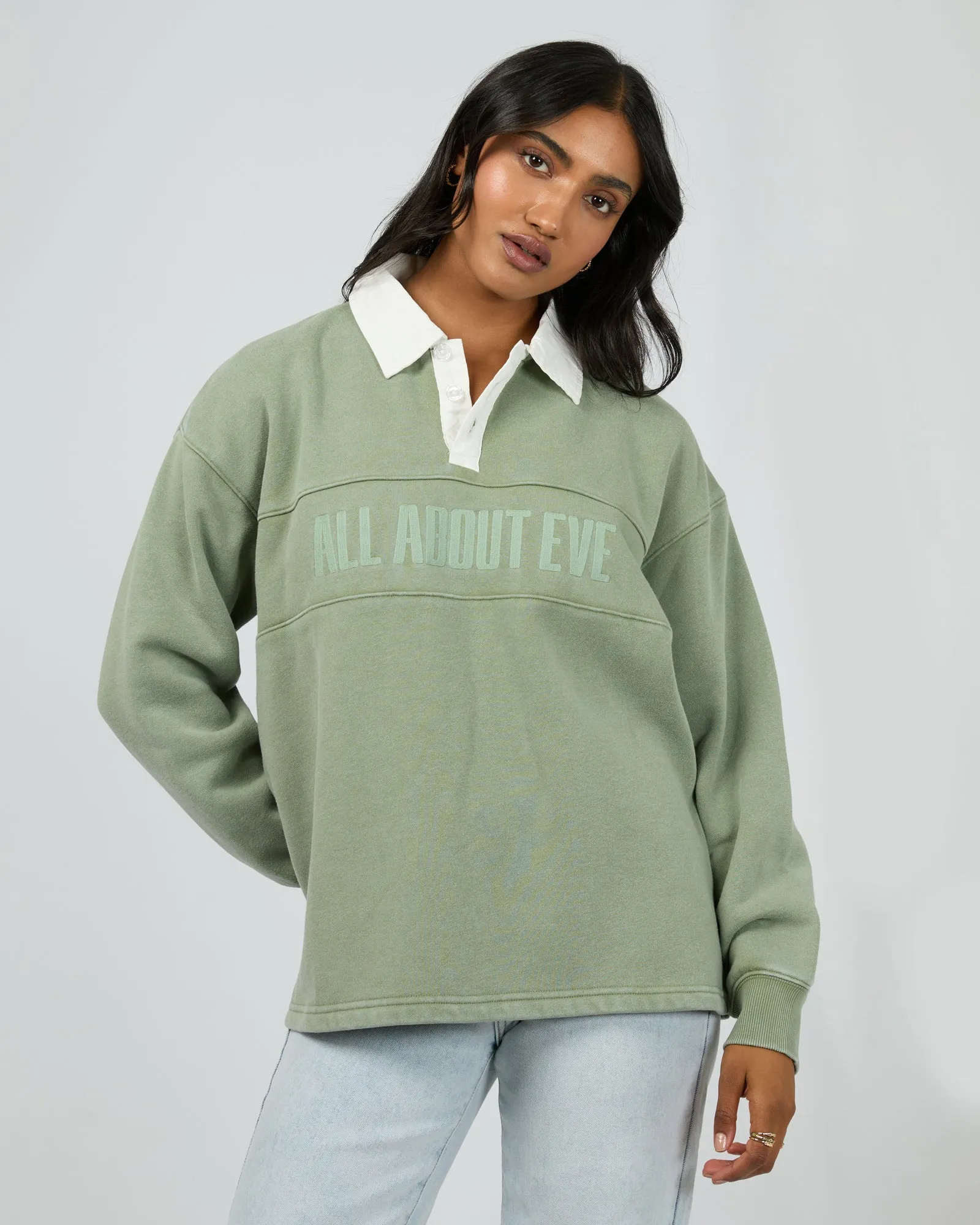 Vital Washed Polo Khaki sold by edge clothing