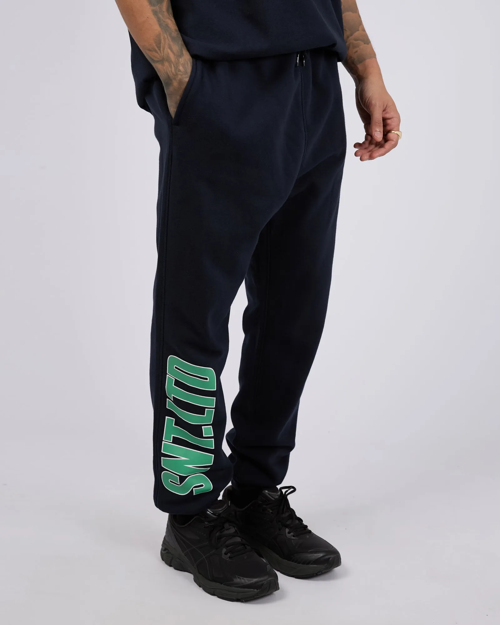 Superbold Track Pant Navy sold by edge clothing
