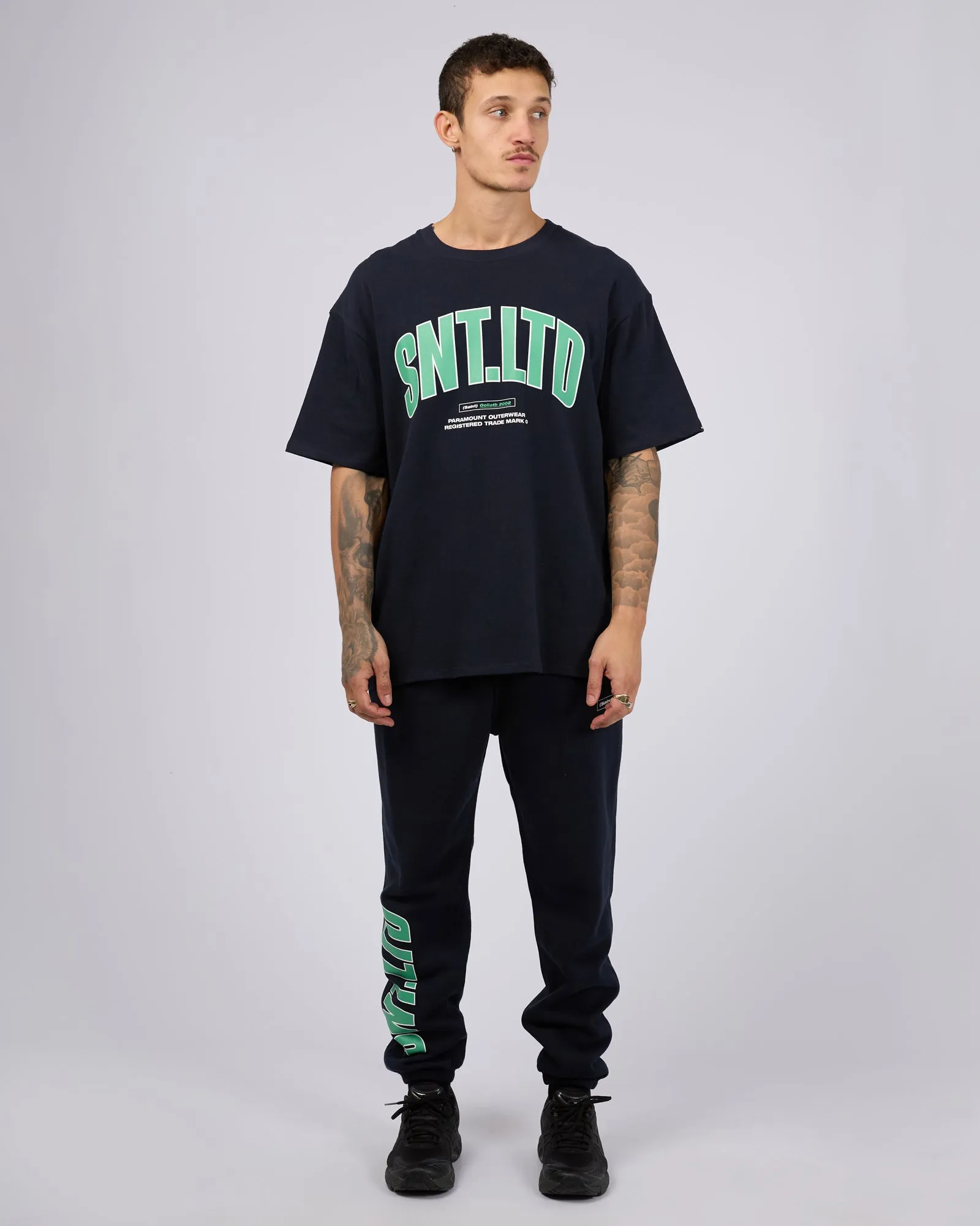 Superbold Tee Navy sold by edge clothing product image thumbnail 3