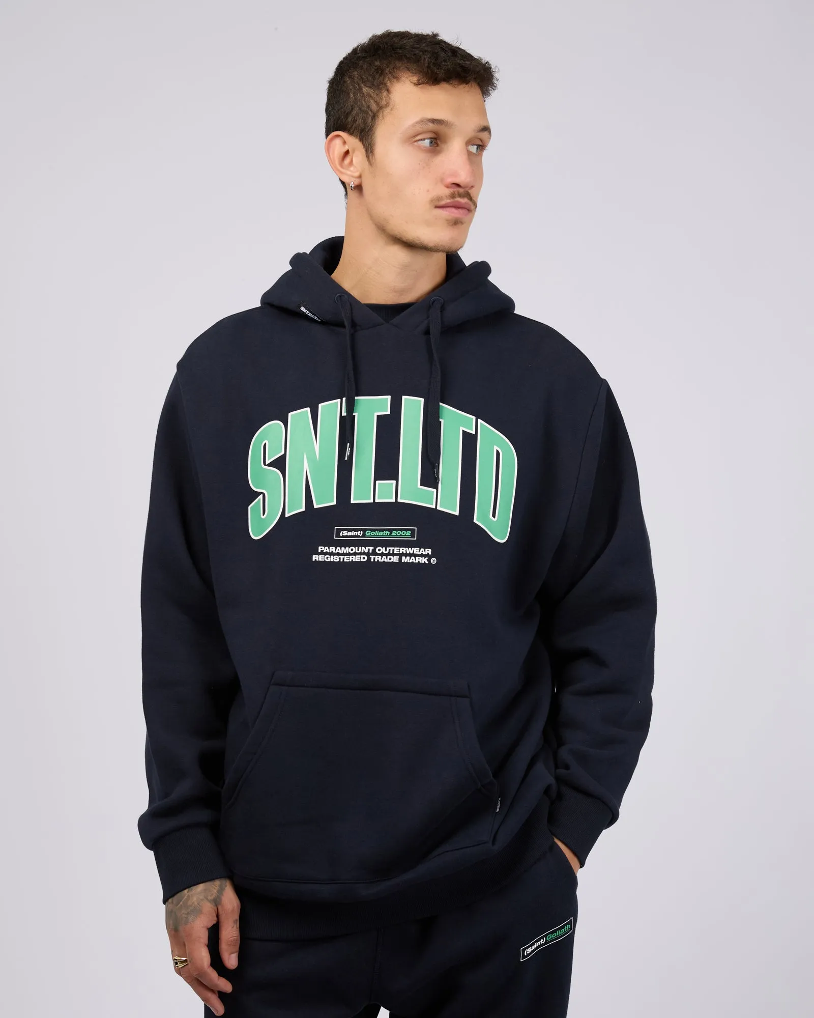 Superbold Hoodie Navy sold by edge clothing