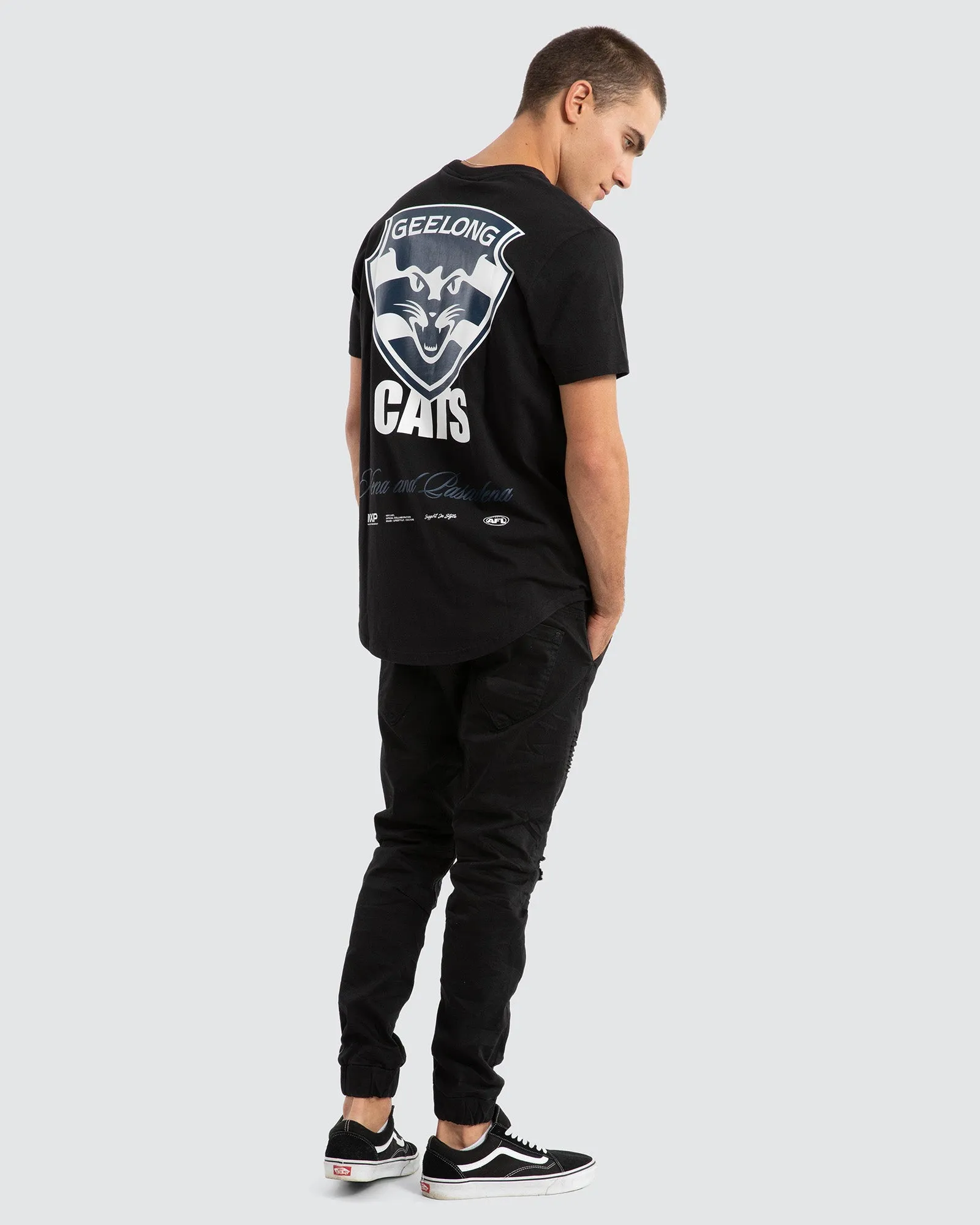 Geelong Season Tee Black sold by edge clothing product image thumbnail 4