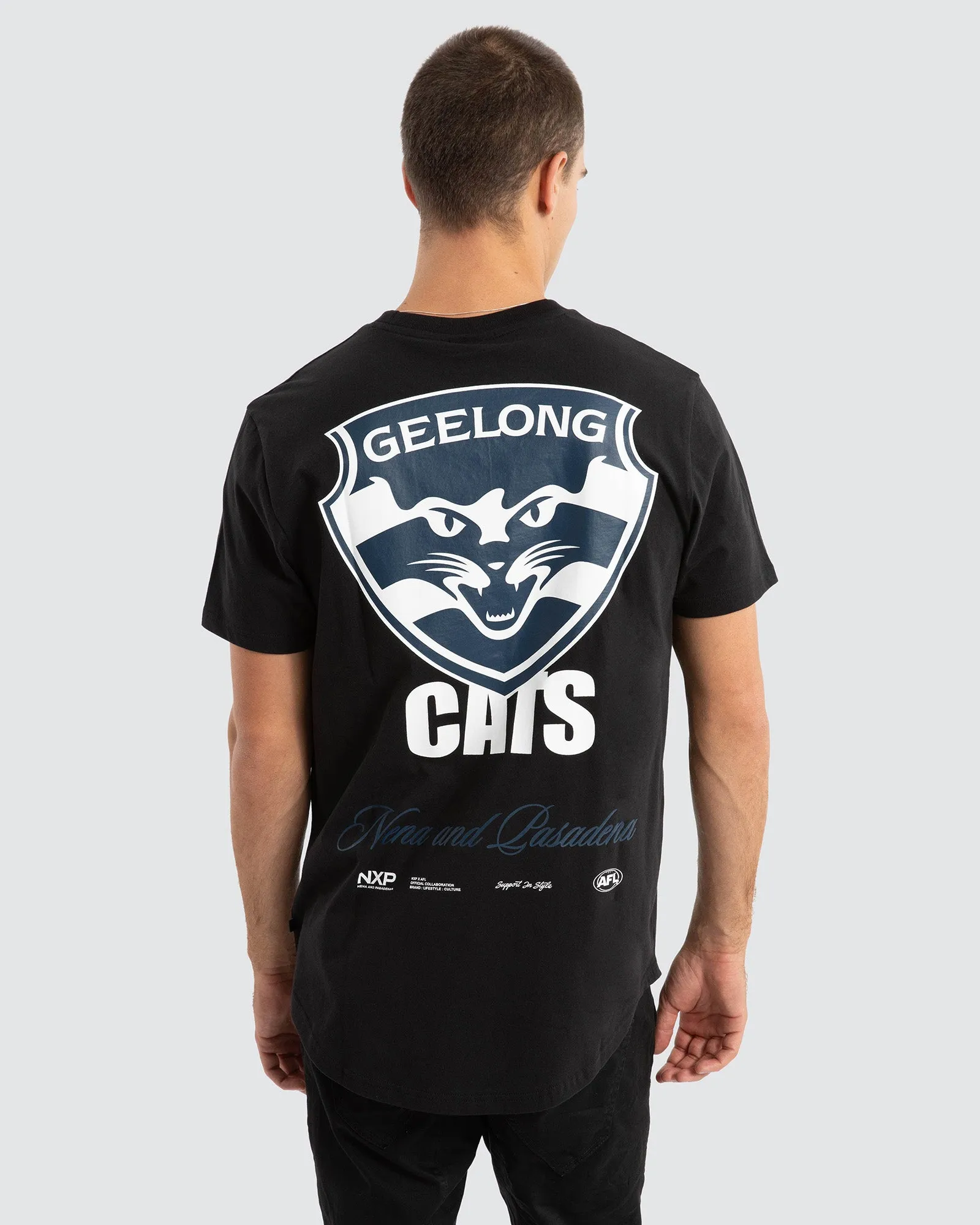 Geelong Season Tee Black sold by edge clothing product image thumbnail 2