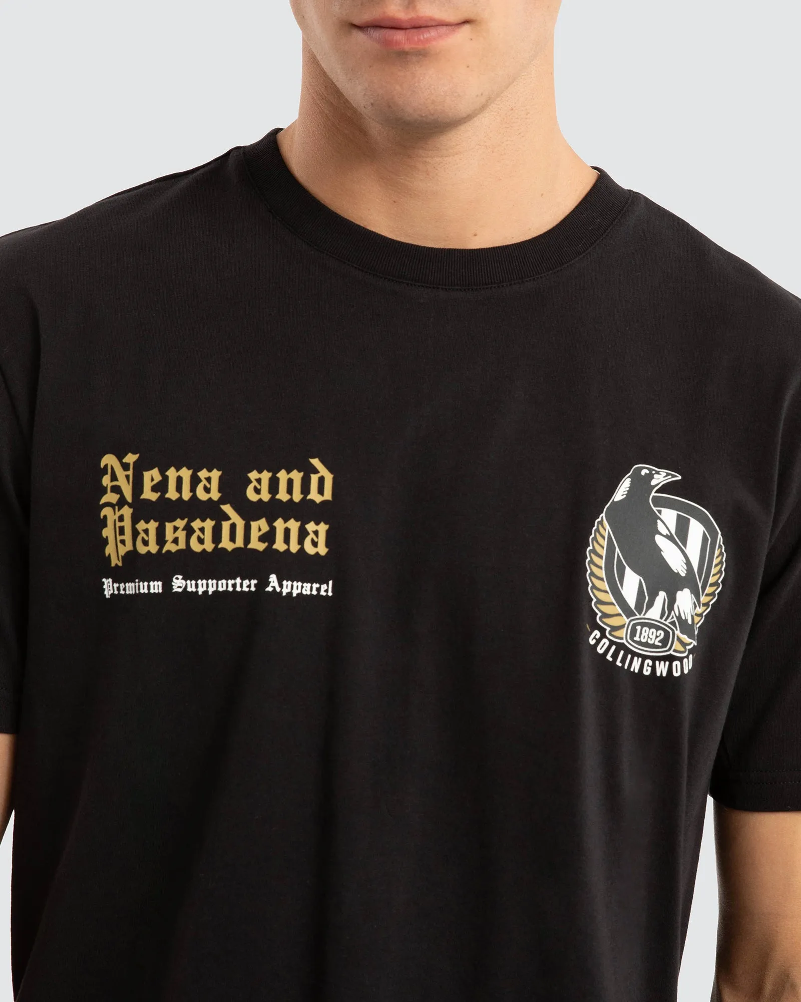 Collingwood Vert Tee Black sold by edge clothing product image thumbnail 5