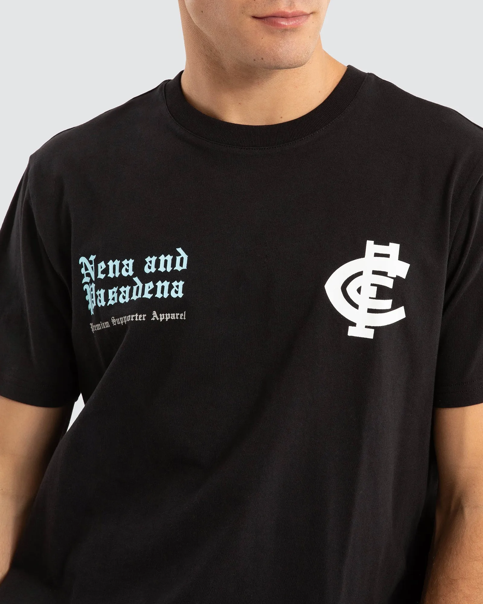 Carlton Vert Tee Black sold by edge clothing product image thumbnail 5