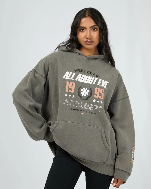 Performance O/S Hoodie Charcoal sold by edge clothing