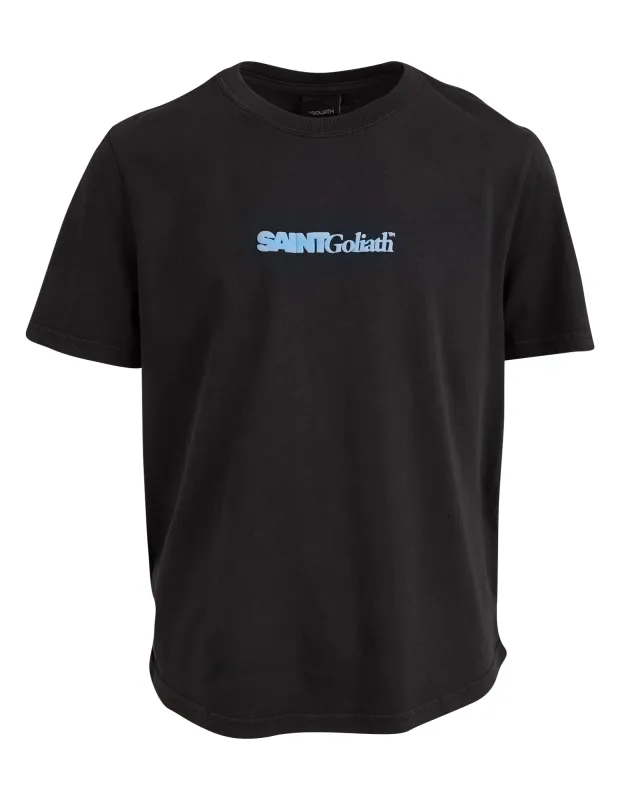 Teen Synergy Tee Washed Black sold by edge clothing
