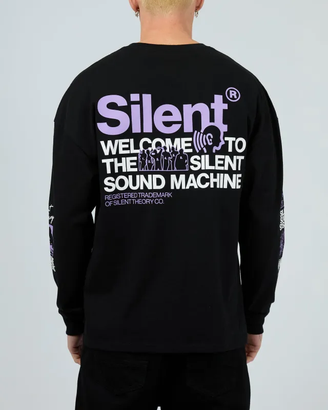 Sound Machine Ls Tee Black sold by edge clothing