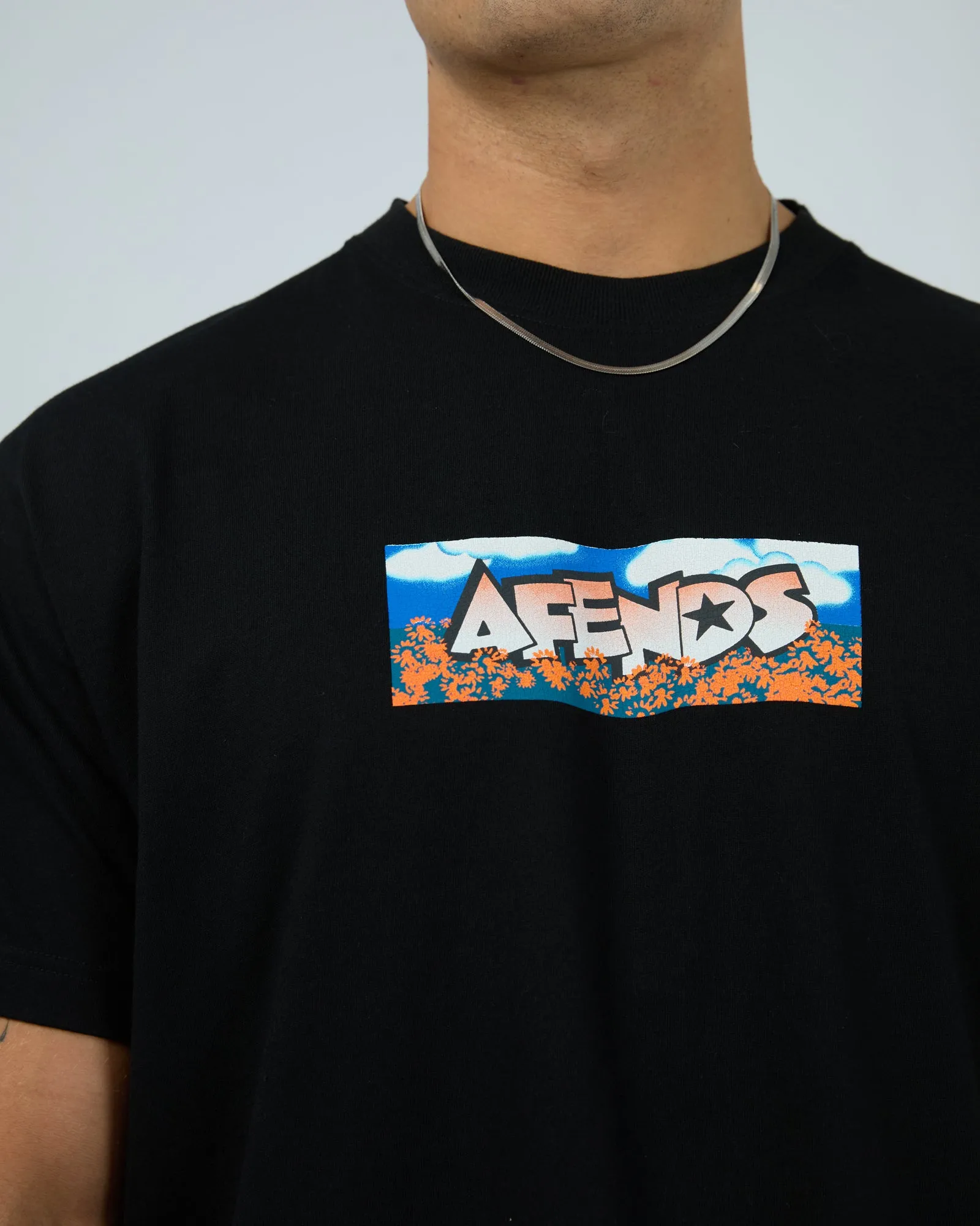 Wallflower Recycled Boxy Fit Tee Black sold by edge clothing product image thumbnail 5