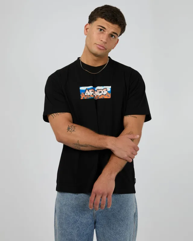 Wallflower Recycled Boxy Fit Tee Black sold by edge clothing