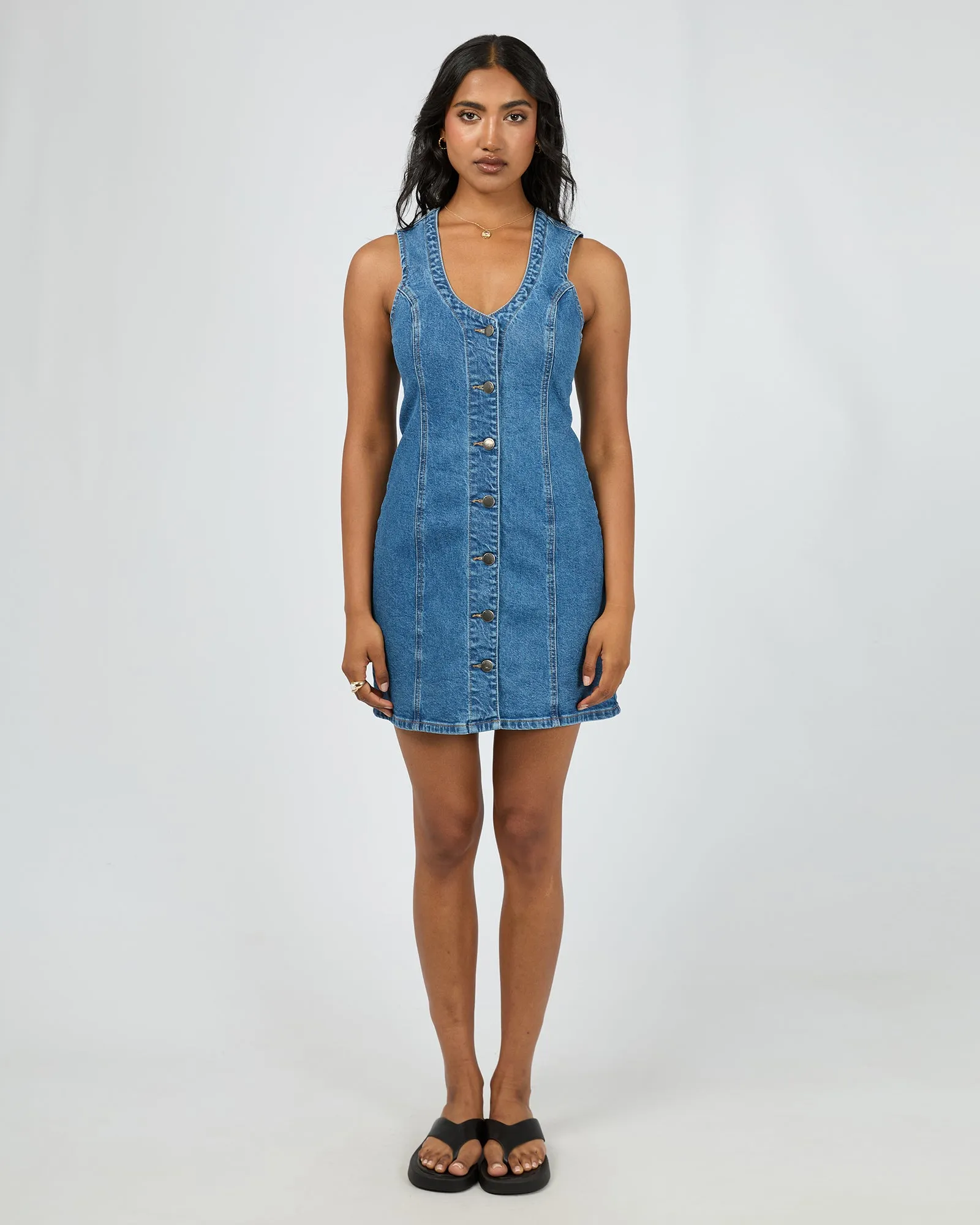 Peta Mini Dress Heritage Blue sold by edge clothing product image thumbnail 2