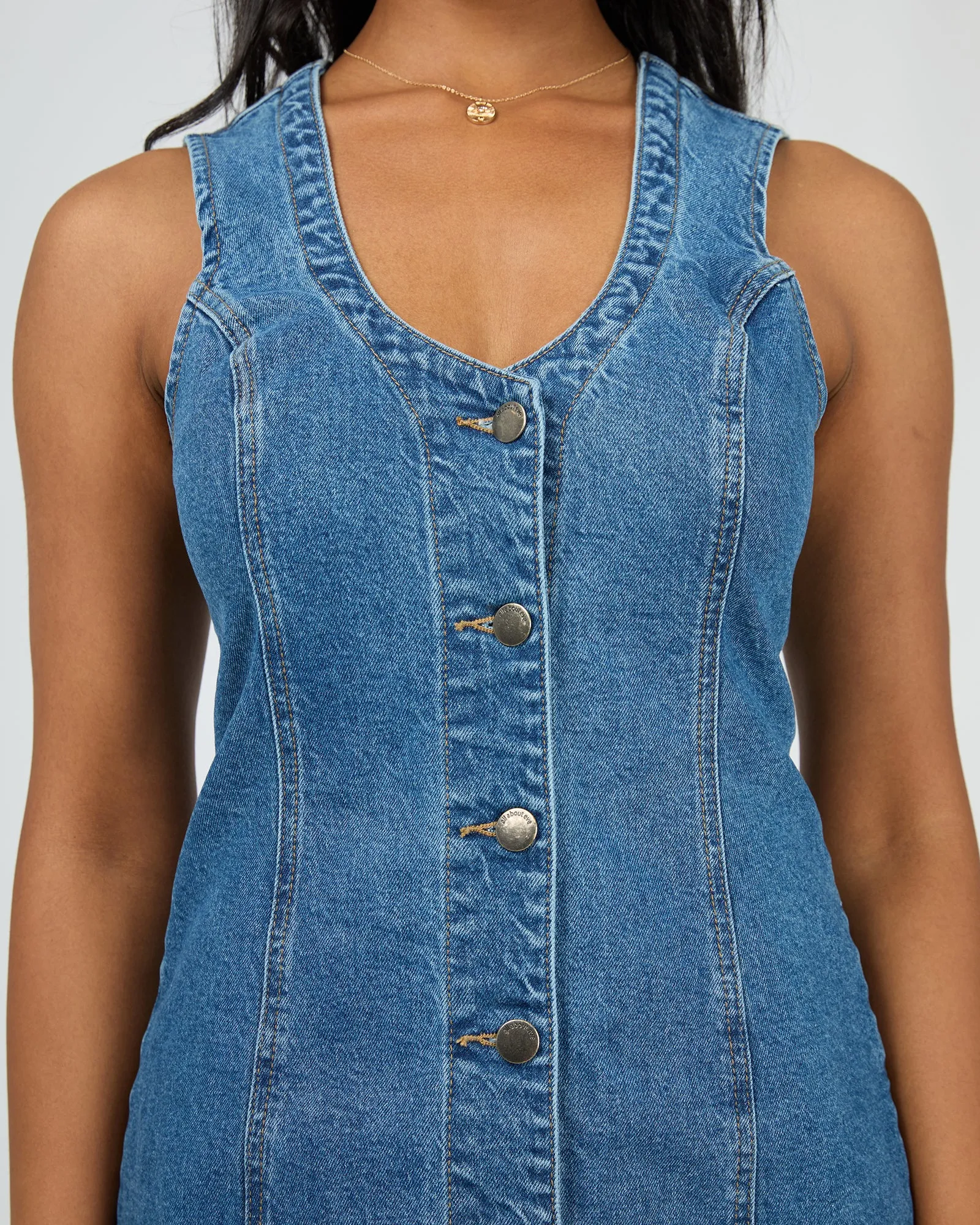 Peta Mini Dress Heritage Blue sold by edge clothing product image thumbnail 5