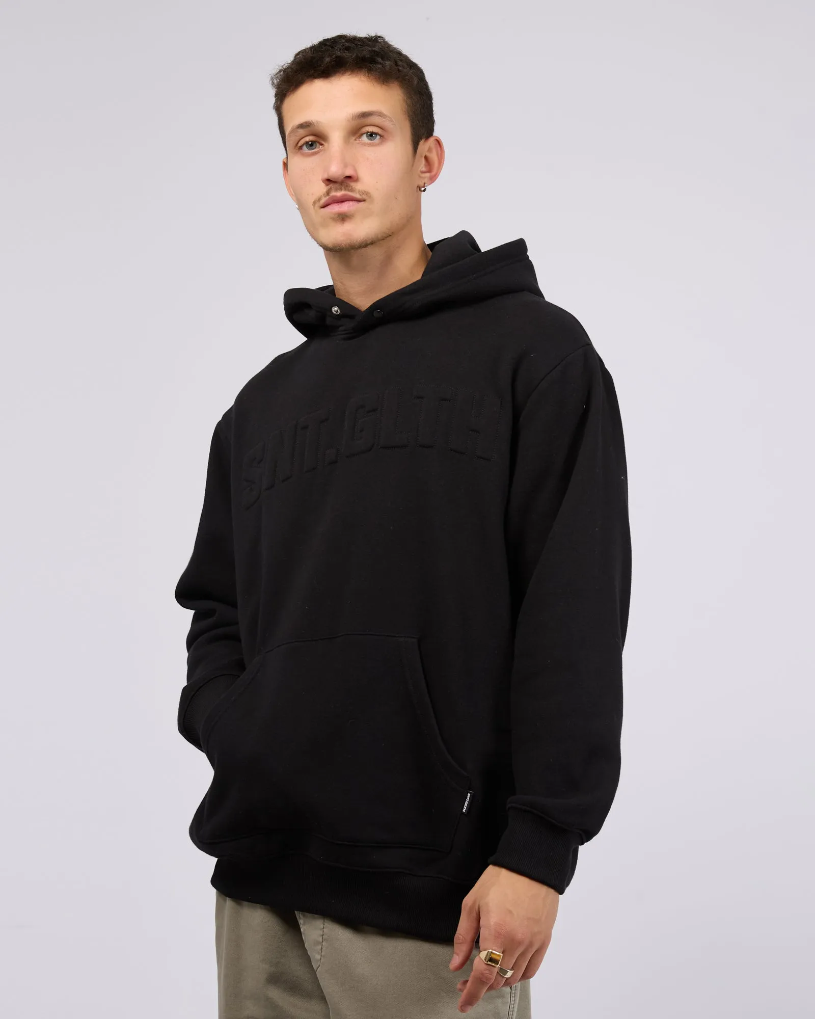 Raised Hoodie Black sold by edge clothing product image thumbnail 4