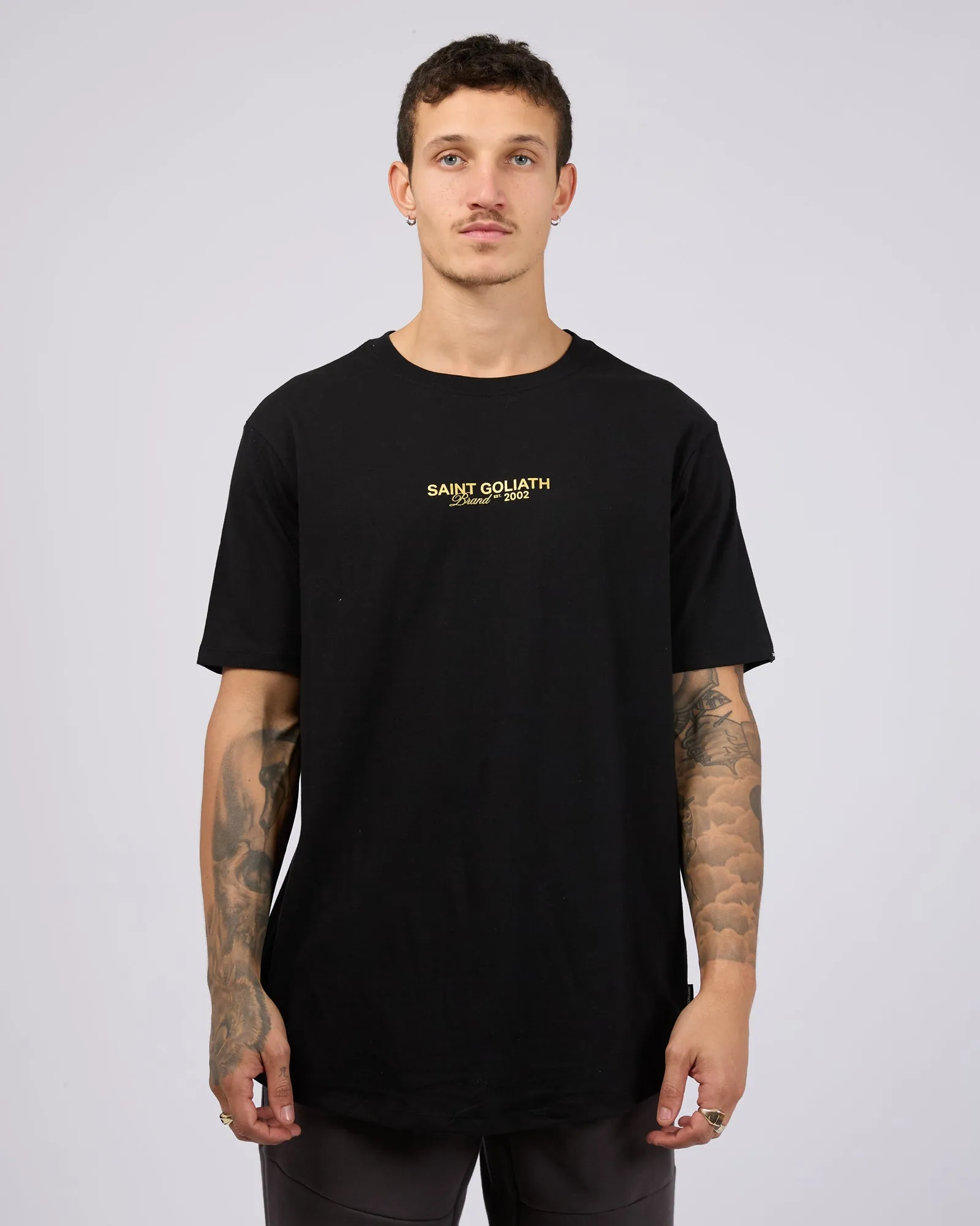 Latitude Tee Black sold by edge clothing