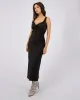 Valerie Maxi Dress Black sold by edge clothing