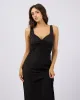 Valerie Maxi Dress Black sold by edge clothing