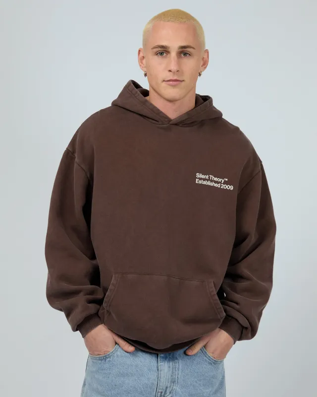Lead Hoodie Chocolate sold by edge clothing
