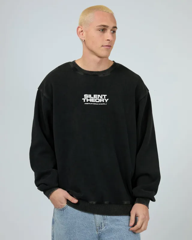 Revival Crew Washed Black sold by edge clothing
