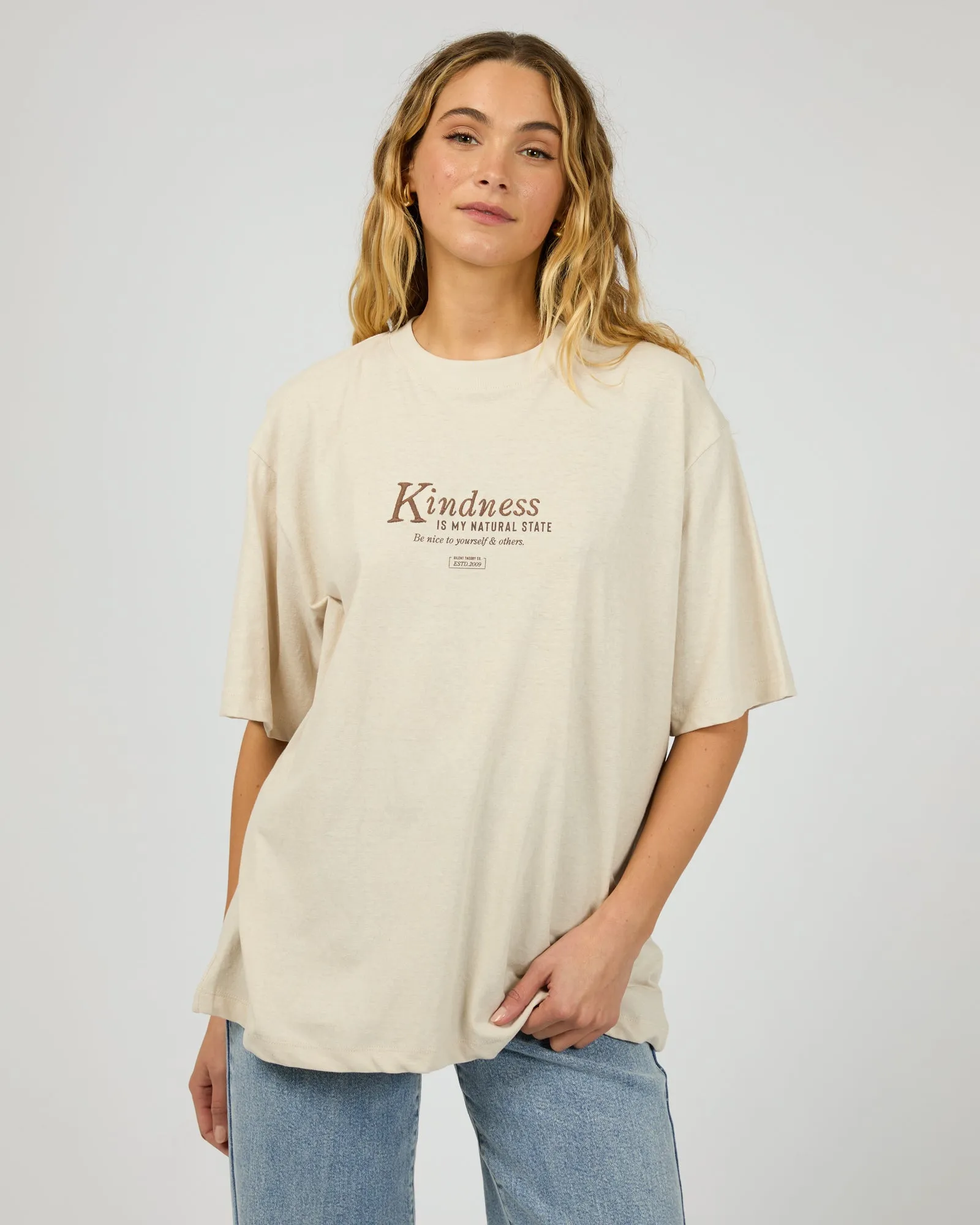 Natural State Tee Vintage White sold by edge clothing