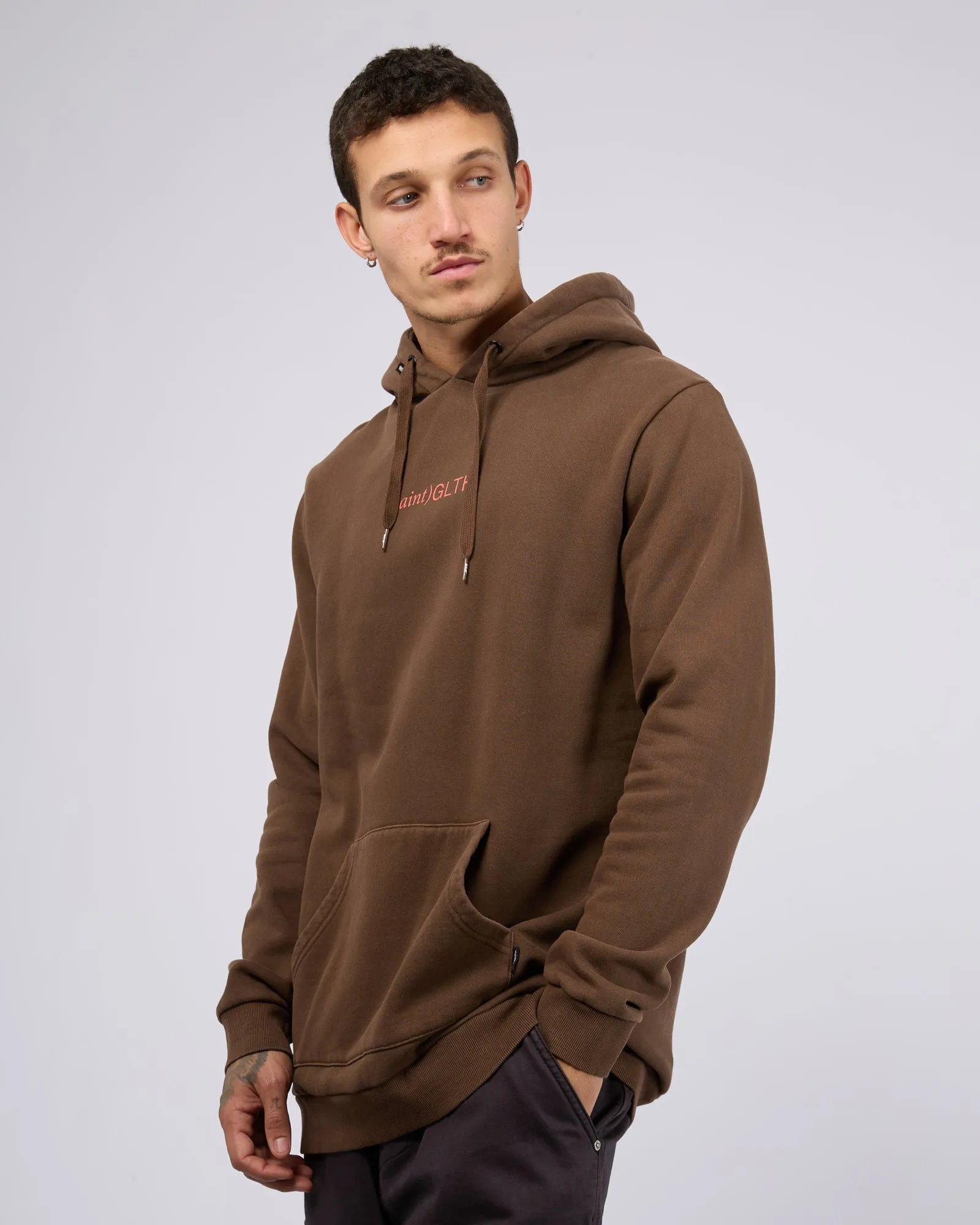 Bracket Hoodie Brown sold by edge clothing product image thumbnail 4