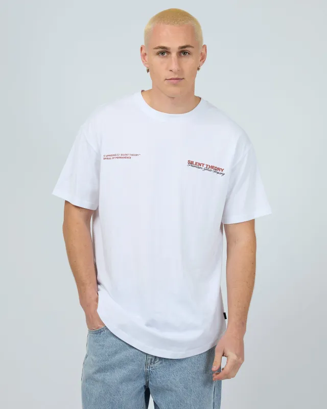 Initials Tee White sold by edge clothing