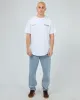 Initials Tee White sold by edge clothing
