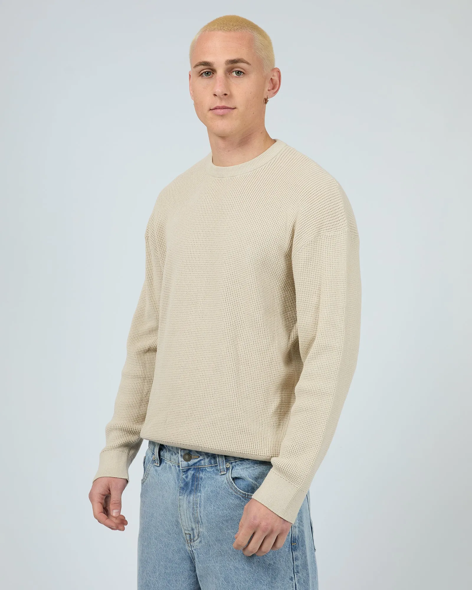 Waffle Knit Stone sold by edge clothing product image thumbnail 4