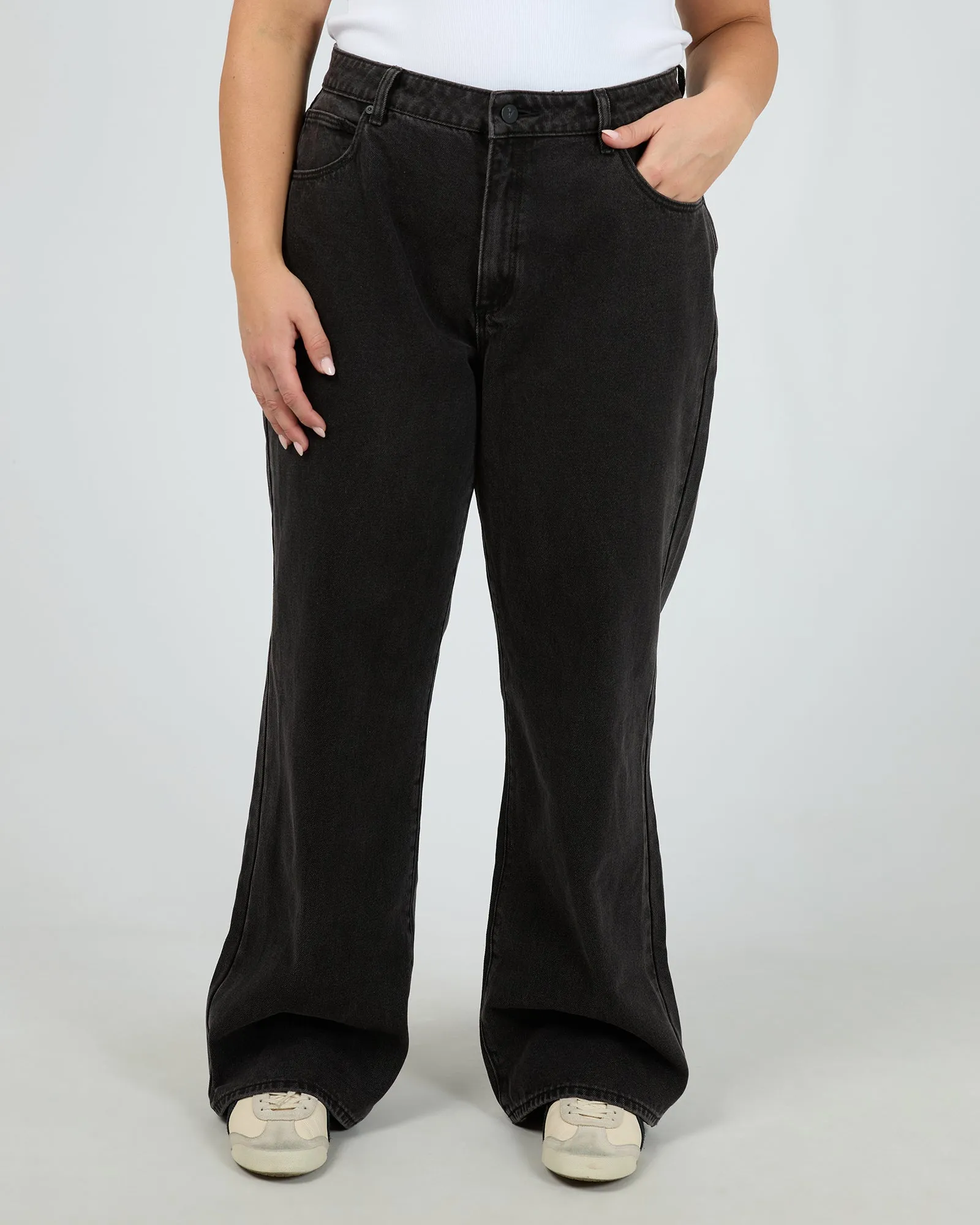 95 Baggy Heidi Black sold by edge clothing