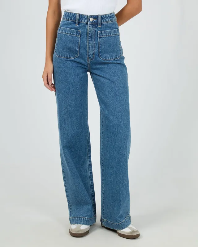 Sailor Jean Long Ashley Blue sold by edge clothing
