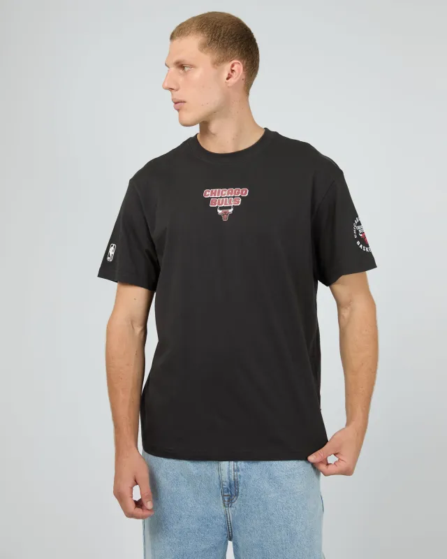 Edger Ss Vintage Tee Bulls Black sold by edge clothing