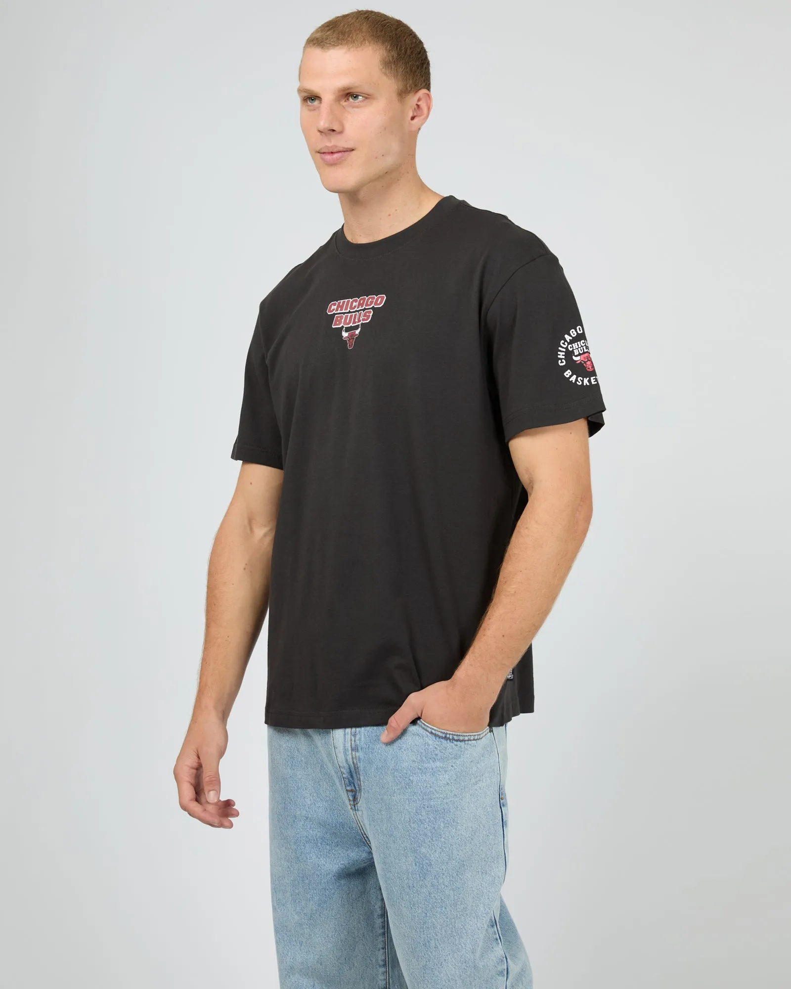 Edger Ss Vintage Tee Bulls Black sold by edge clothing product image thumbnail 4