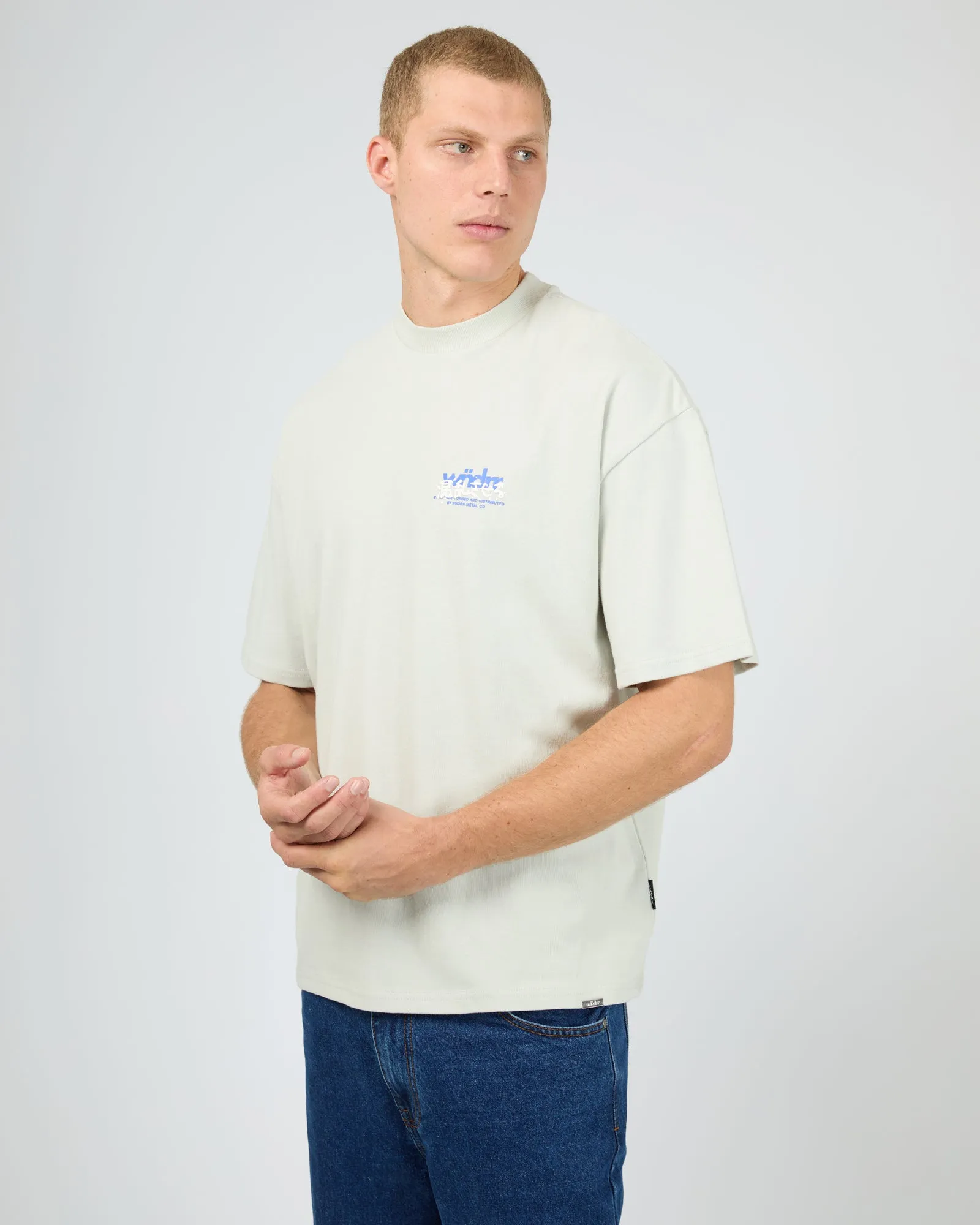 Forged Heavy Weight Tee Oyster sold by edge clothing product image thumbnail 4