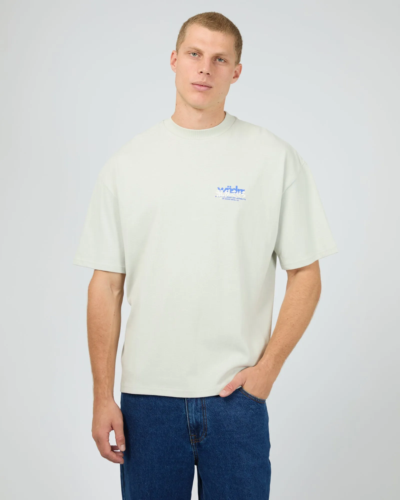 Forged Heavy Weight Tee Oyster sold by edge clothing