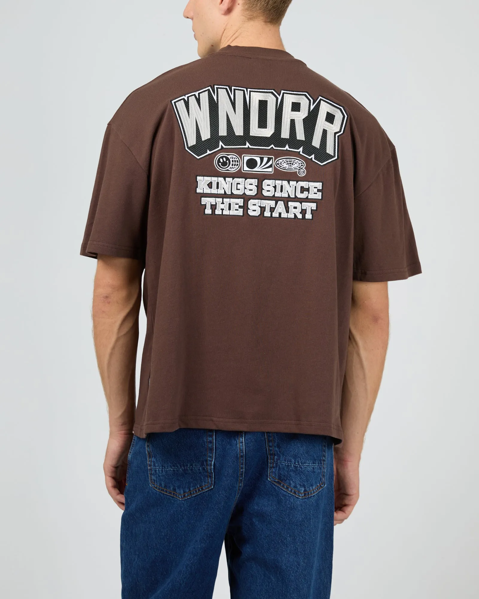 All Rounder Heavy Weight Tee Chocolate sold by edge clothing product image thumbnail 2