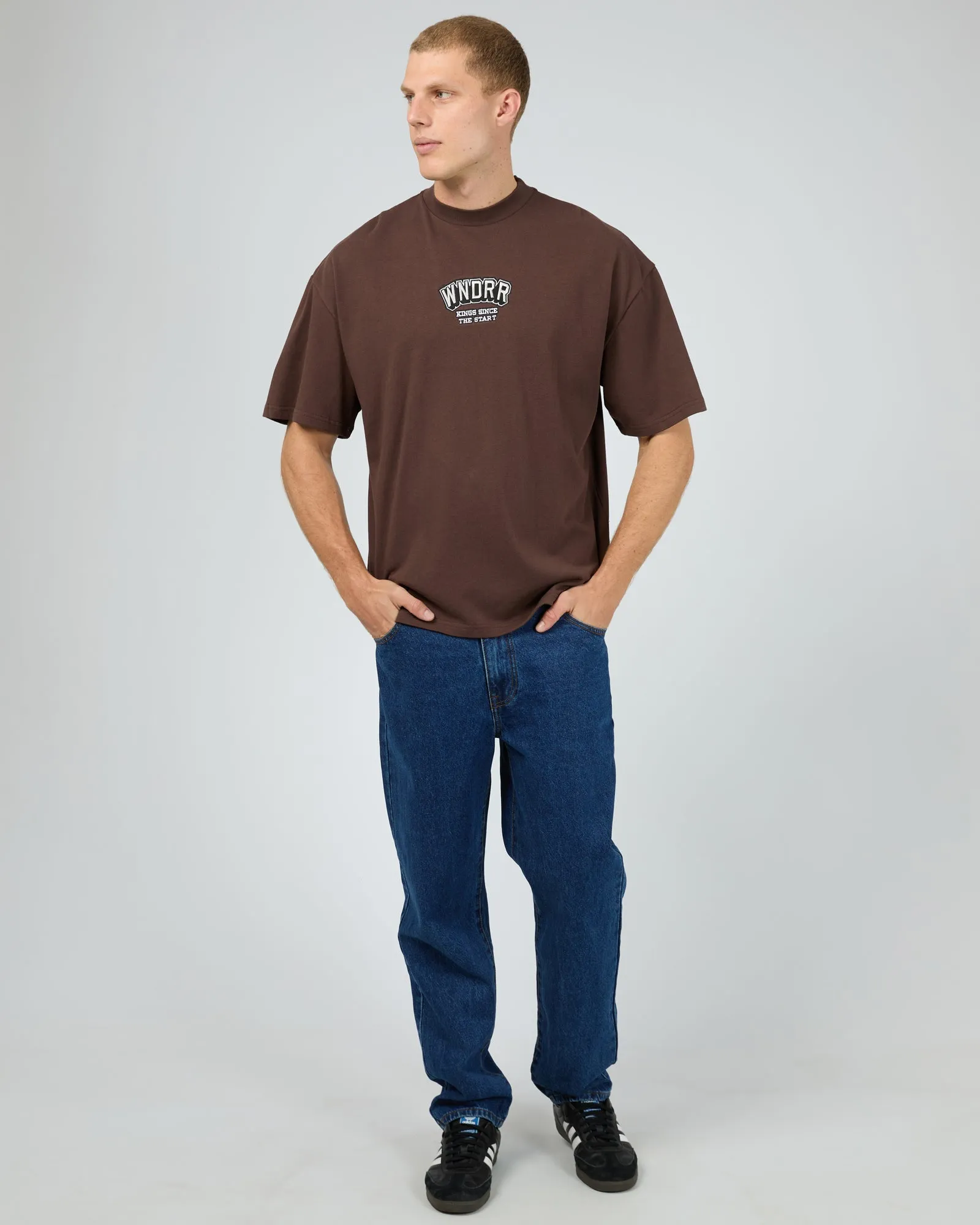 All Rounder Heavy Weight Tee Chocolate sold by edge clothing product image thumbnail 3
