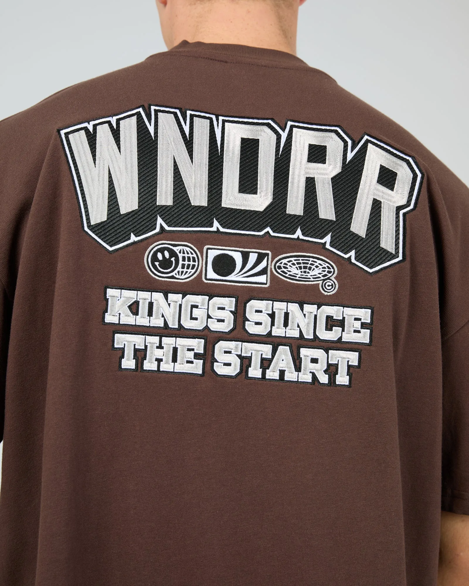 All Rounder Heavy Weight Tee Chocolate sold by edge clothing product image thumbnail 5