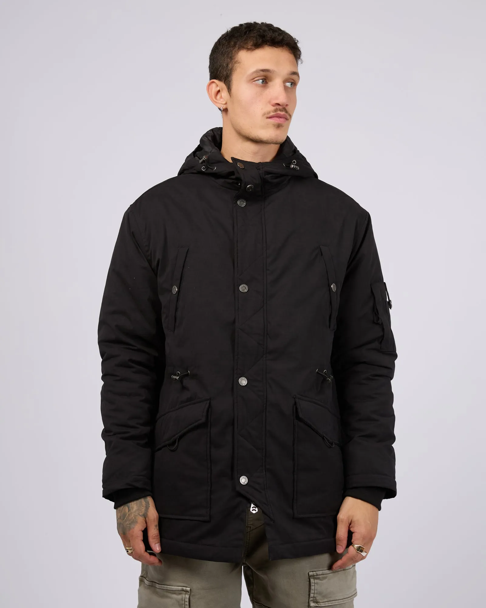 Hoddle St Jacket Black sold by edge clothing