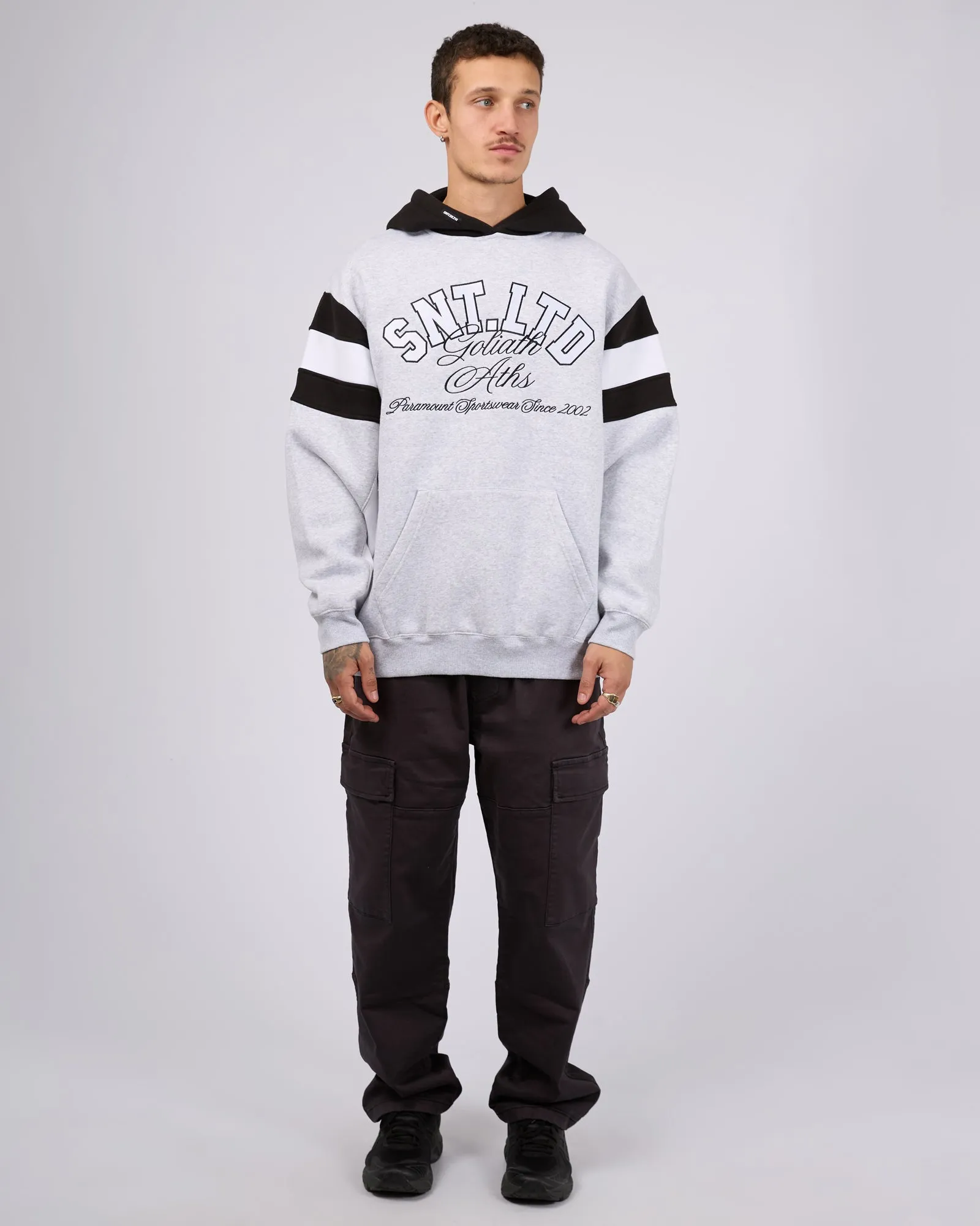 Bristol Hoodie Grey Marle sold by edge clothing product image thumbnail 3